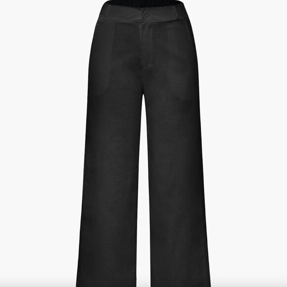 Linen-Blend Straight Leg Pants‎ - Picture 1 of 1